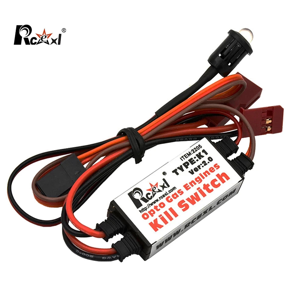 SME Store Rcexl Opto Gas Engine Kill Switch Shut Down Version 2.0 for RC Gasoline Airplane DLE Engieen Fix Wing Plane