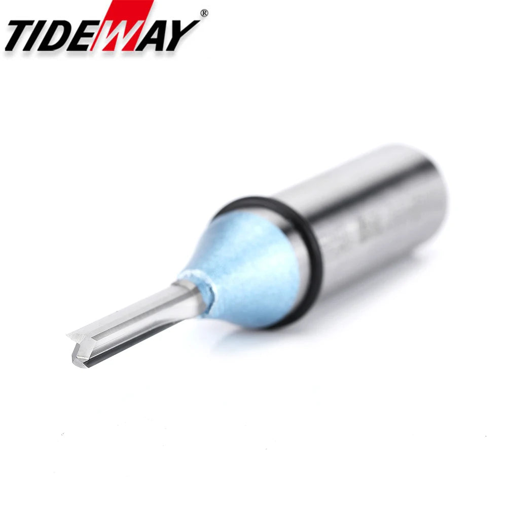 SME TOOLS Tideway 1/4 Shank TCT Straight Router Bits for MDF Wood Woodworking Carving Milling Cutter Engraving Carbide CNC Tools End Mill