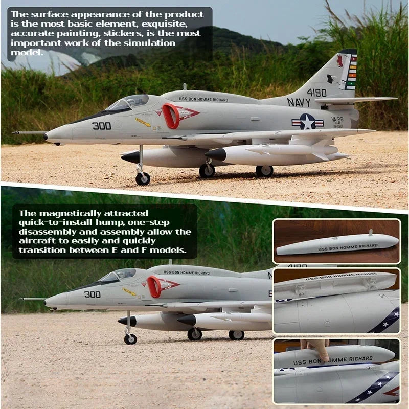 SME Store Freewing A-4 E/F Skyhawk 80mm Culvert R/C Model Airplanes Edf Jet RC Plane