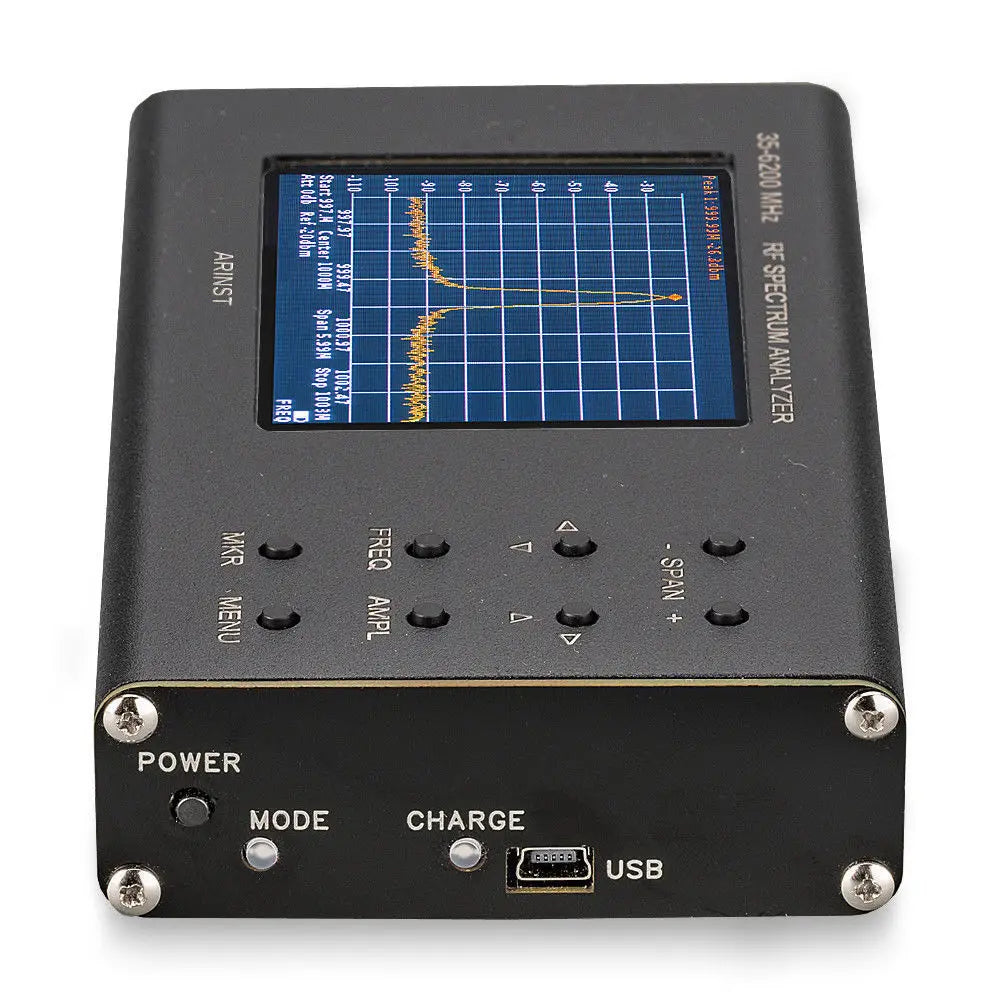 Arinst Spectrum Explorer SSA R2 (35 MHz - 6200 MHz) With Touchscreen Portable RF Spectrum Analyzer